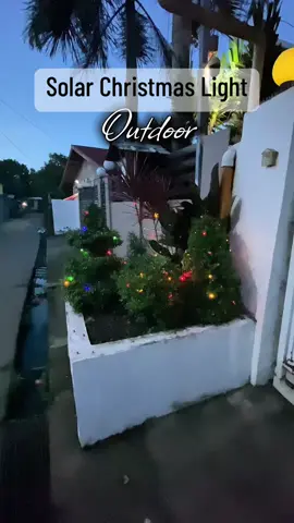 Solar Christmas Light Outdoor #solarchristmaslights #solarchristmaslightoutdoor #waterproofchristmaslights 