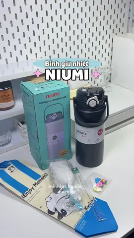Bình giữ nhiệt dung tích lớn mang đi học, đi làm nè mấy bà #xuhuong #unboxing #muataitiktok #binhgiunhiet #binhgiunhiet1200ml 