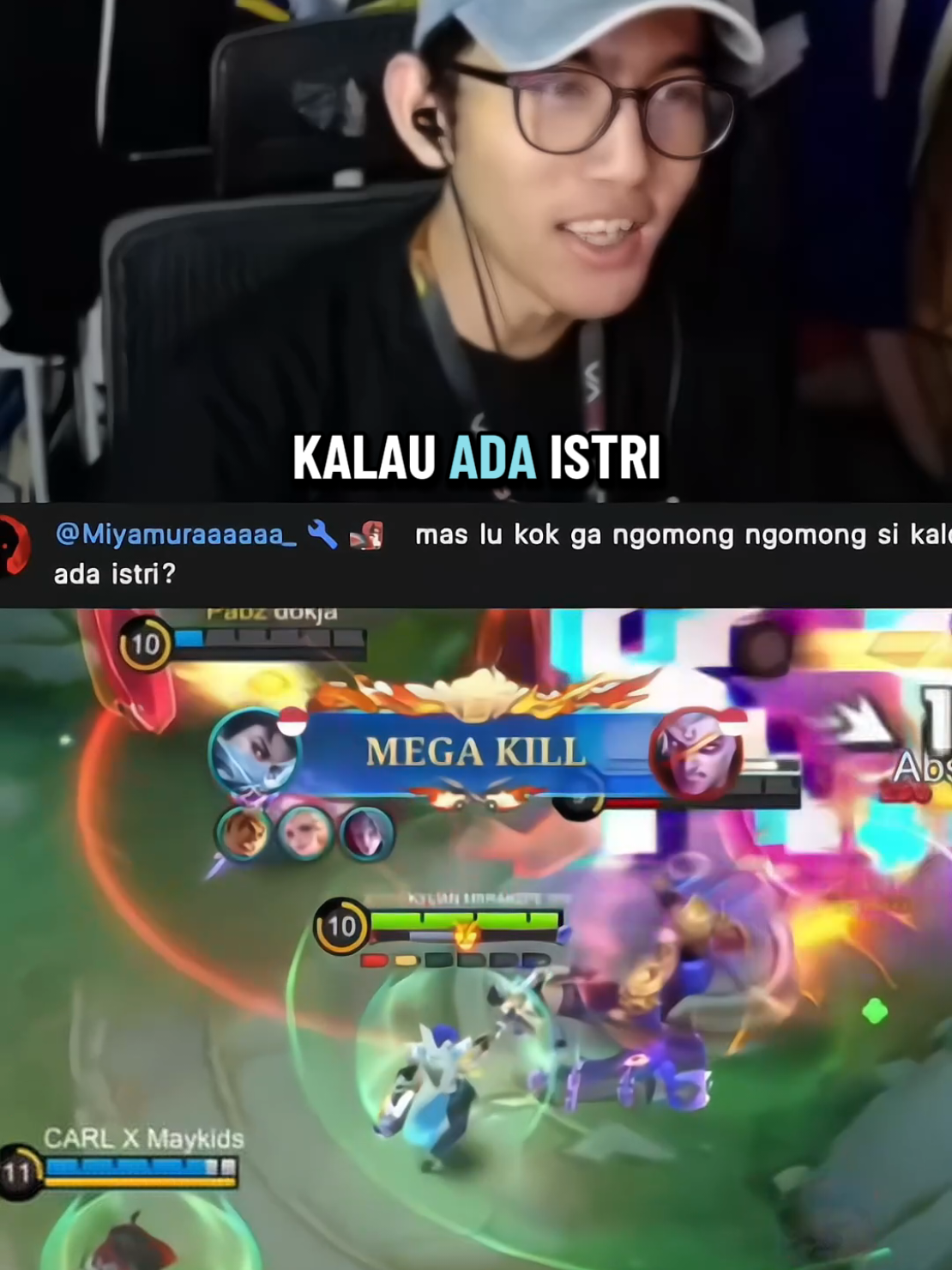 kasih understand king 😹#MLBB9TH#MLBB#branz#laron#aeronshikii 