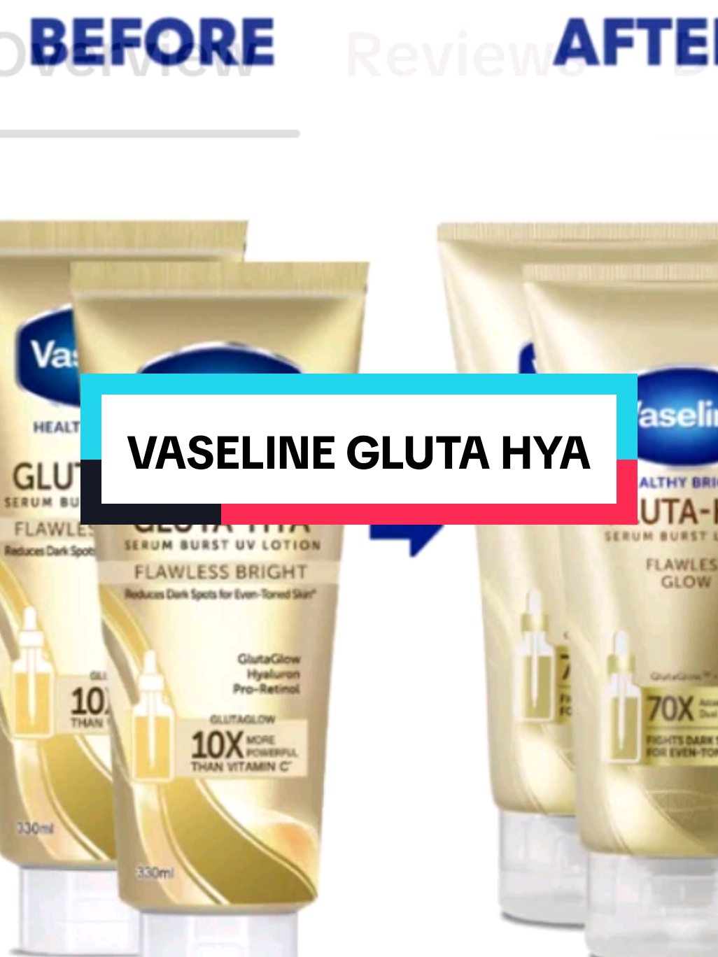 Glow up alert! 💫 Vaseline Gluta-Hya Serum Lotion — para sa kutis glass skin levels! 😍#VaselinePH #VaselineGlow #GlutaHya #FlawlessBright #HealthyBrightSkin 