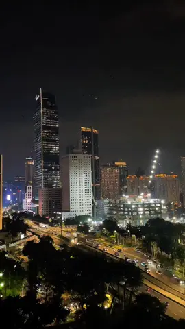 jakarta night view  • • • #jakarta #citylights #malam #fyp #storywa 
