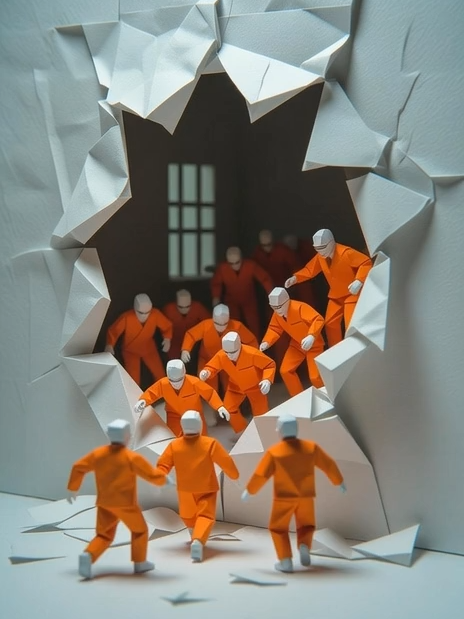 Paper Escape #shorts #ai #funnyvideos #petlover #funnymoments