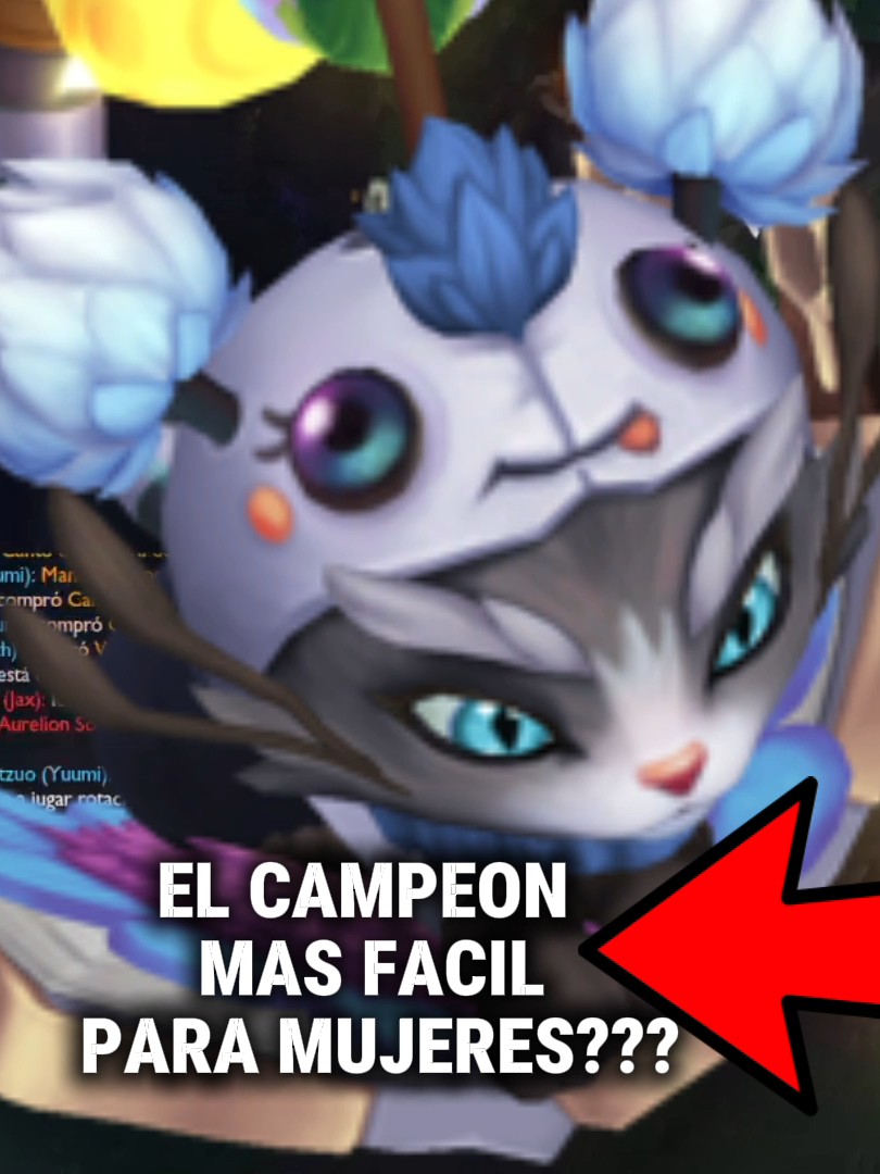 💅✨¿El campeón más FÁCIL para las MUJERES en LoL? 🎀💖🧚‍♀️ Con respeto#LEAGUEOFLEGENDSLATAM  #millonario  #mujeres