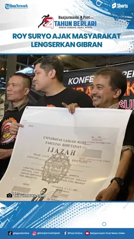 Yakin Ijazah Gibran Palsu, Roy Suryo dan Rismon Ajak Masyarakat Lengserkan Gibran #roysuryo