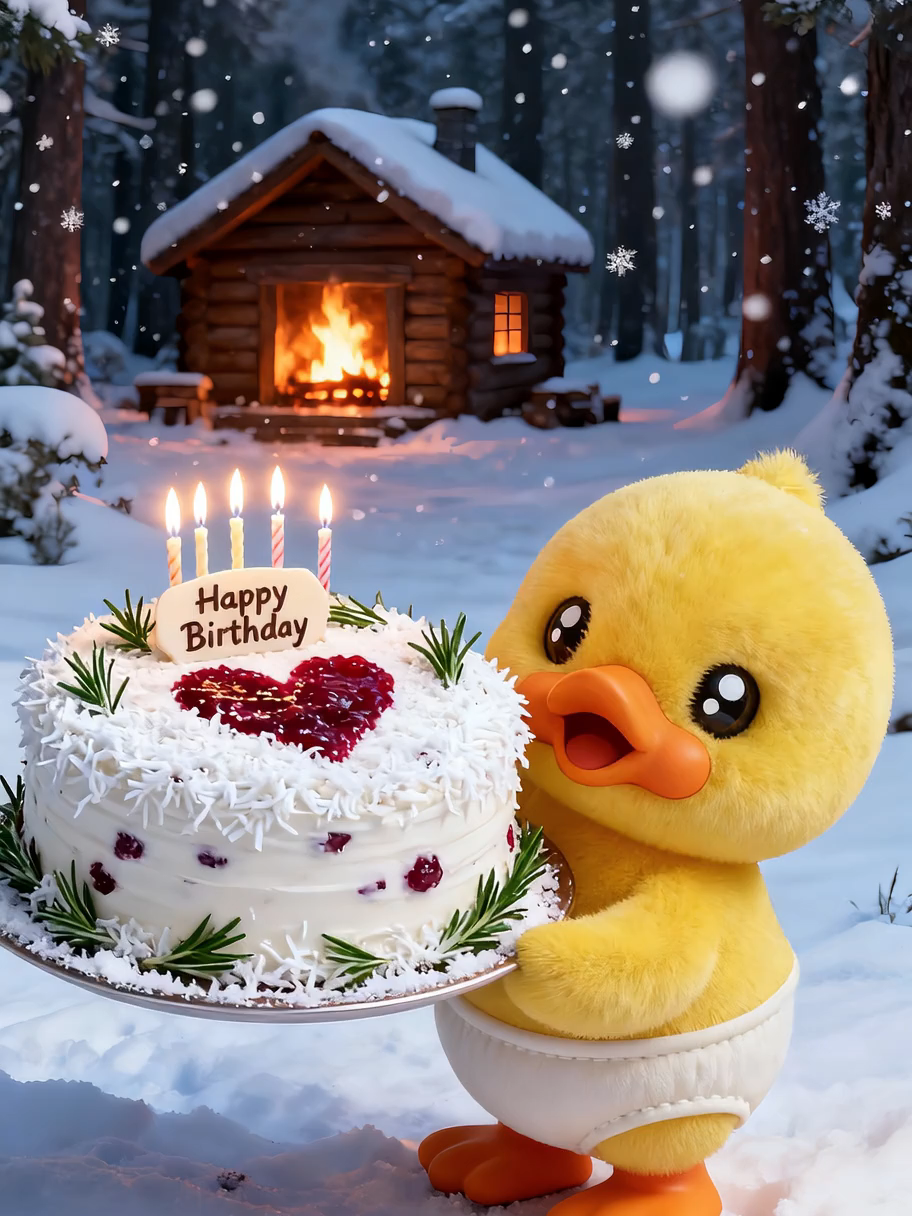 Happy birthdat to you! #BDuck #happybirthday #birthday #cute #cake