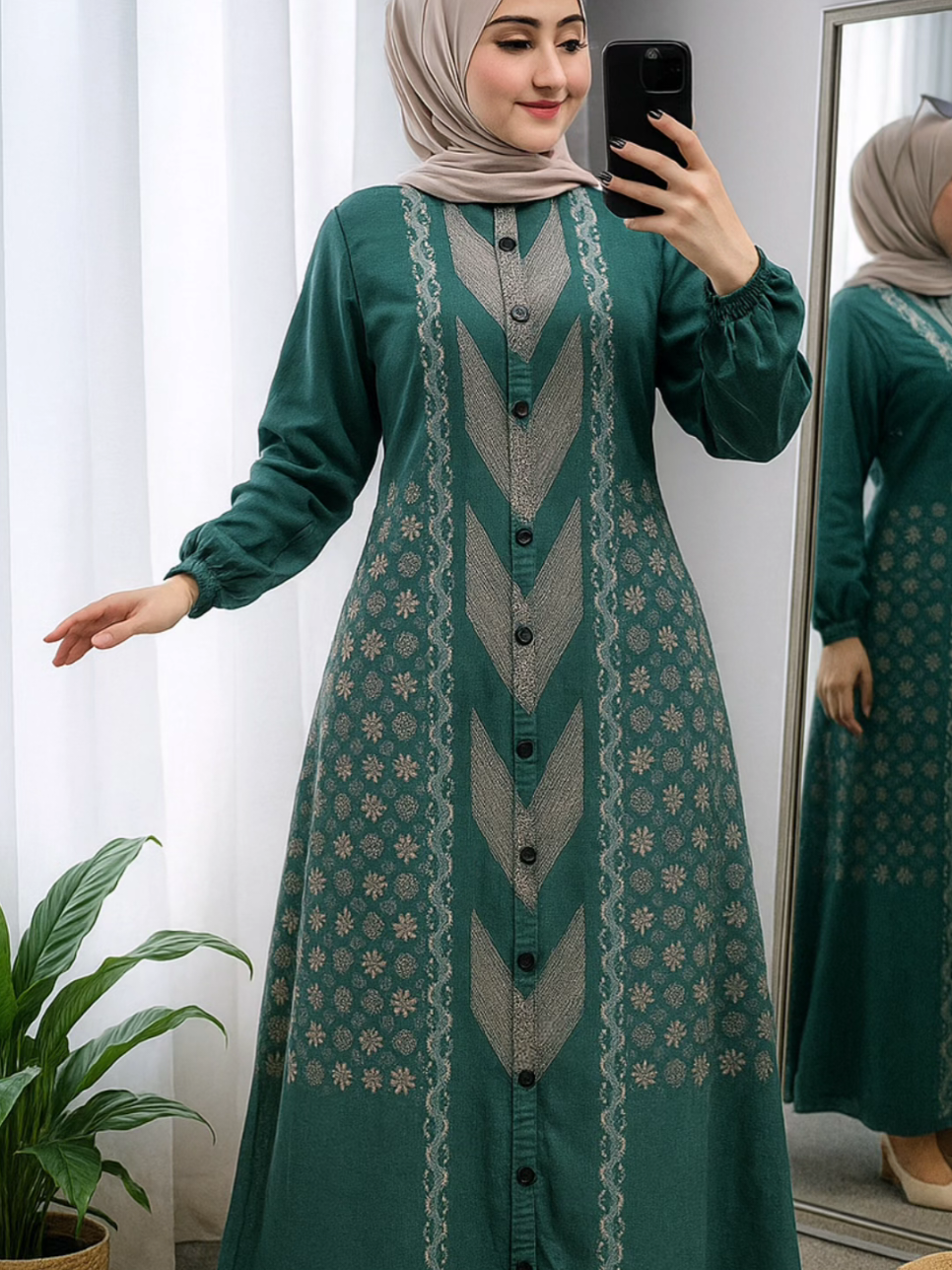 Gamis Twill Rayon Premium Hand #gamiswanita #gamispremium #trending #fashion #fyp 