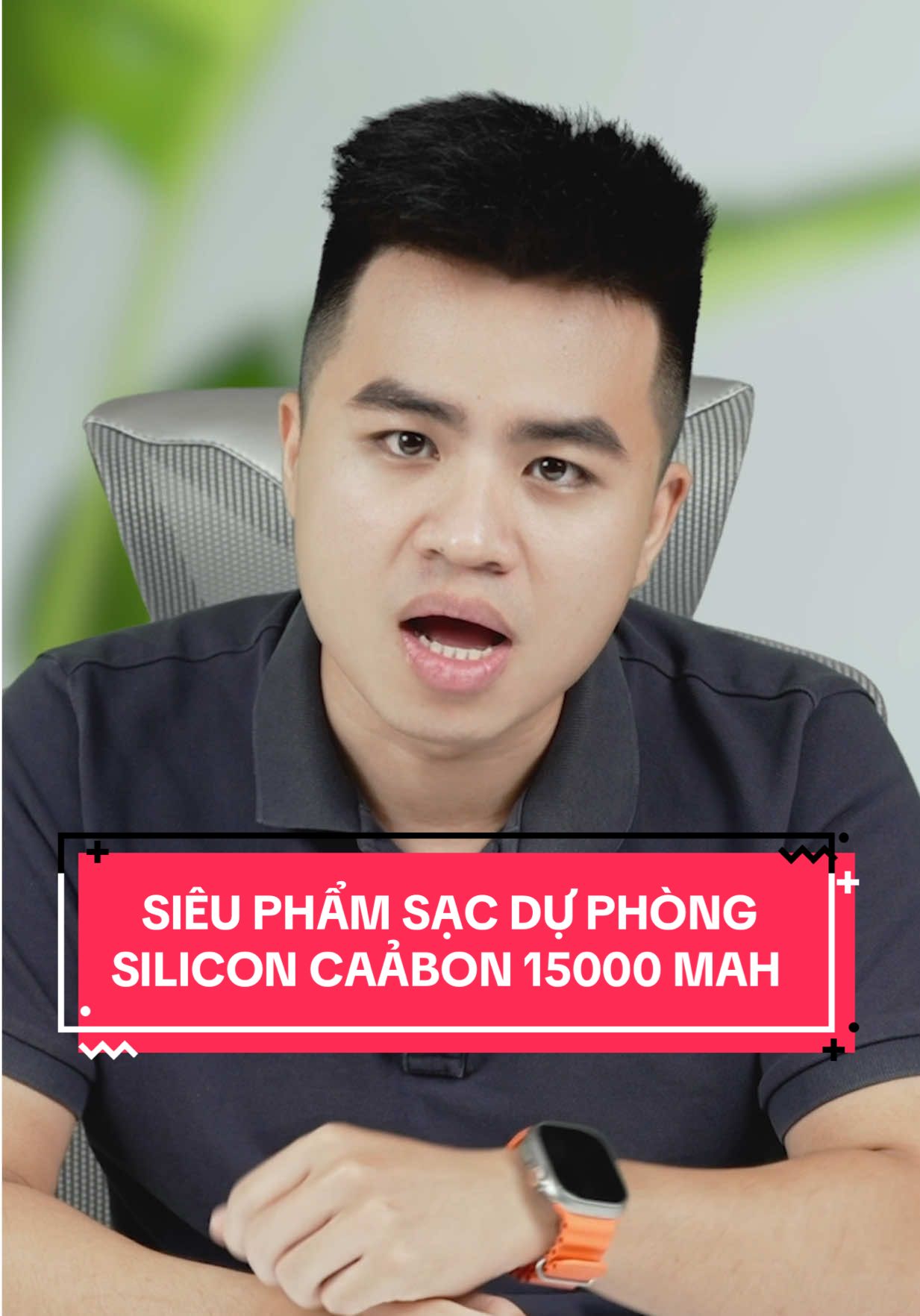 Cuối cùng cũng có sạc dự phòng Silicon Carbon rồi mọi người ơi! #adminkha #cuktech #cuktech15air 