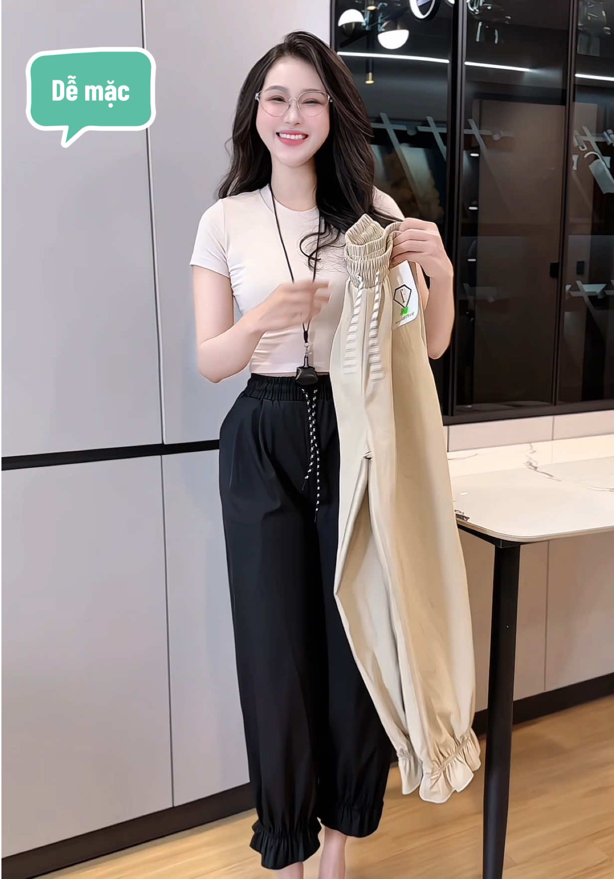 Quần dễ mặc #thoitrangnu #xuhuong #viral #quanxinh #quanongsuongnu 