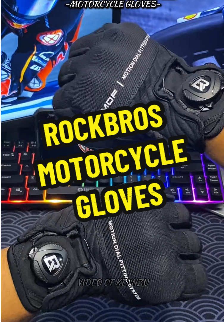 Astig at quality na riding gloves ni RockBros swabeng swabe guys. #motorcyclegloves #rockbros #adjustable #highqualitygloves #touchscreengloves @ROCKBROSBIKE-SEA @rockbros--ph 