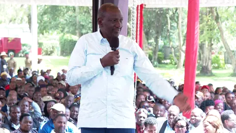 President William Ruto on Nakuru Airport 