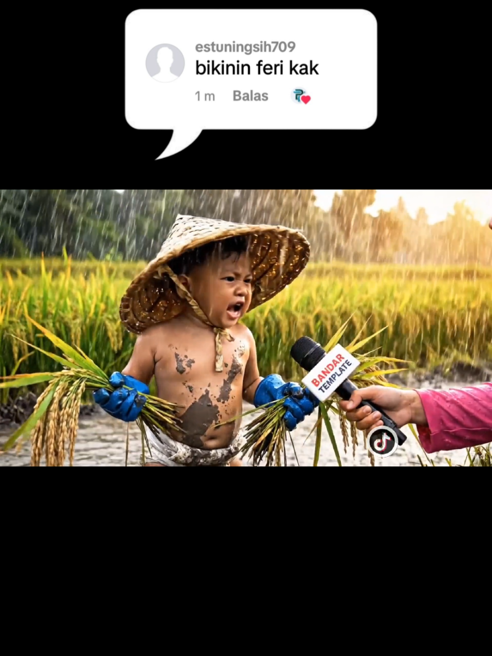 Request an kak @estuningsih709 done ya, yang mau request wajib follow dulu ya...yang sdh request sabar dulu ya...soalx bejibun...🙏 #babyAI #bayilucu #fyp #komedi