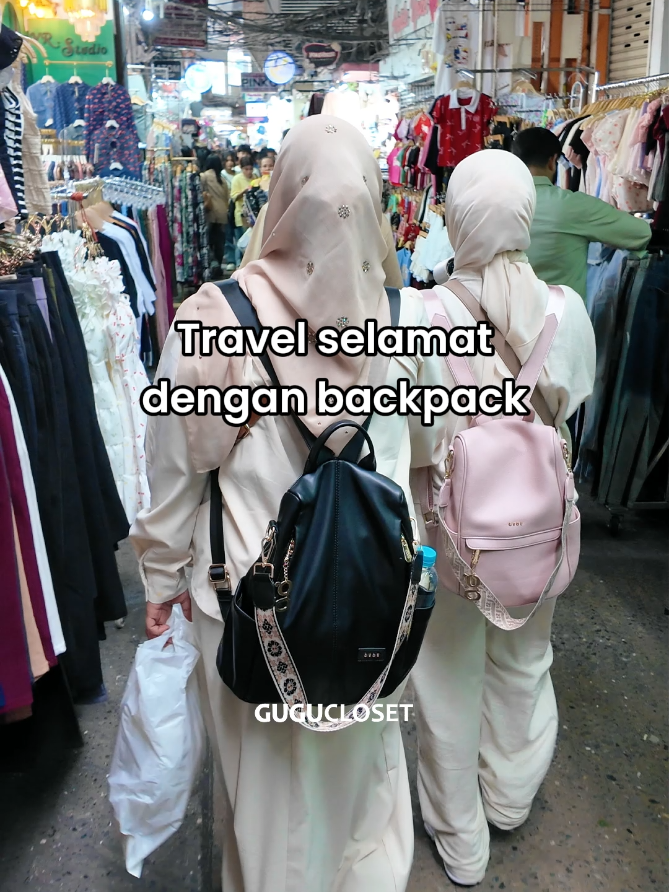 Travel selamat dengan Jelly Backpack😍✨ Korang ada plan nak pergi Bangkok jugak ke tahun ni? #gugutravel2025 #ciptamemoribersama #gugucloset #fyp #gugu03 