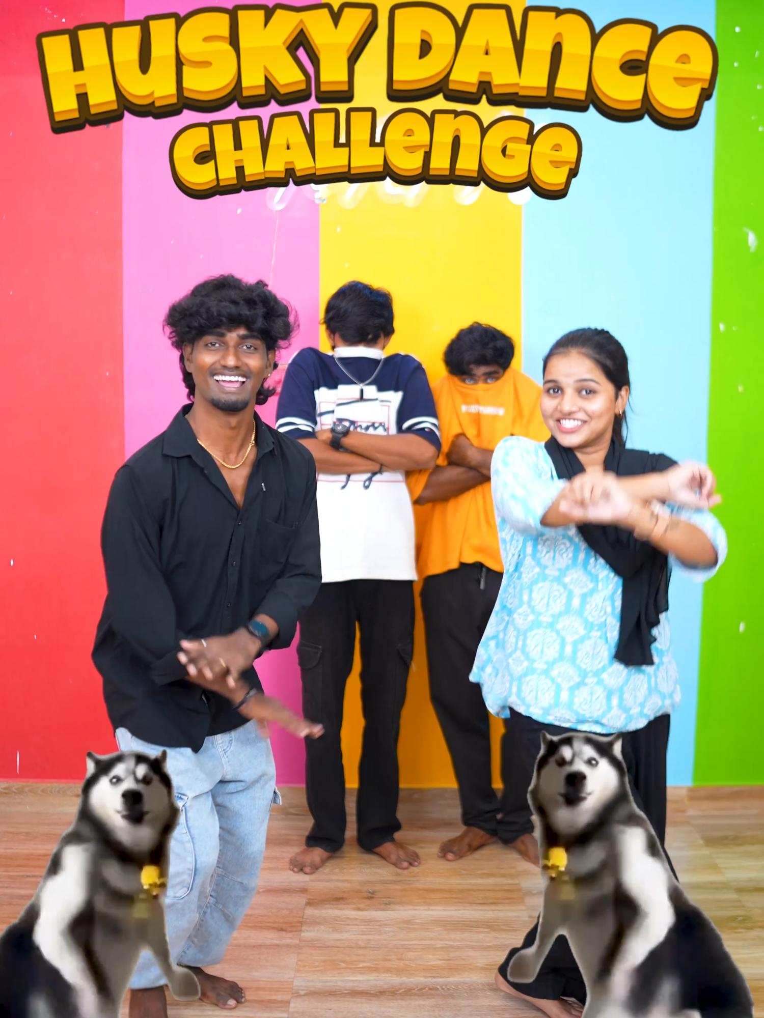 Husky Dance Challenge😂🤩#nrfm #reels #shorts #trending #nrfmvlogs #funny #FamilyFun #comedyvideo #tiktok #challenge #dance