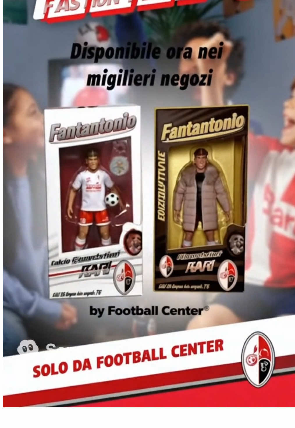 Davanti al sagrato di San Nicola, con un pallone e mille sogni, “U pallòn jè la vita mè”, diceva… e nessuno gli ha mai dato torto. ⚽️ Nato tra le pietre di Bari Vecchia, cresciuto a colpi di genio e sregolatezza, da oggi anche in versione action figure, l’unico ed inimitabile Antonio Fantantonio Cassano 🐔🤍❤️ prodotto da football center #calcio #serieatim #toytok #bari #cassano 