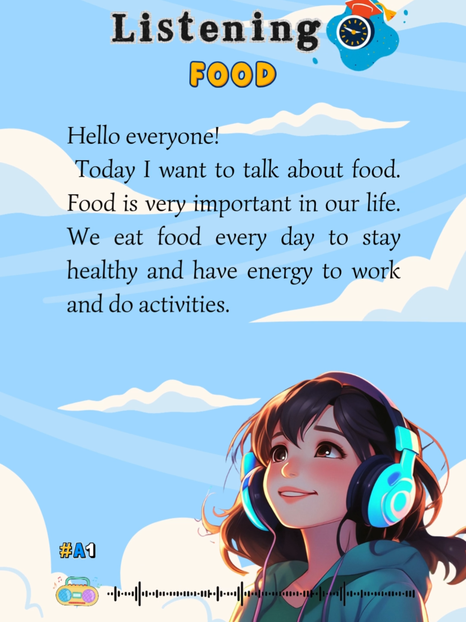 What kind of food you like ?#english #englishlearning #hoctienganhmoingay #englishlistening