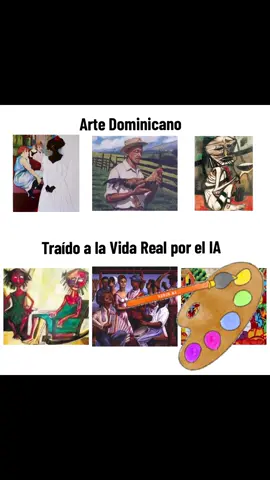 El Arte dominicano es hermoso y te transforma a lugares extraordinarios. #artedominicano #artevisual #obradearte  #ai