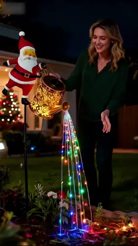 Christmas Solar Kettle Lights #christmasdecor #christmasdecorations #tiktok #tiktokshop #christmas 