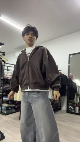 Jacket with baggy jeans new Size S M L XL  All available in stock #boxyfit #baggyjeans #jacket #oversized #fyp 