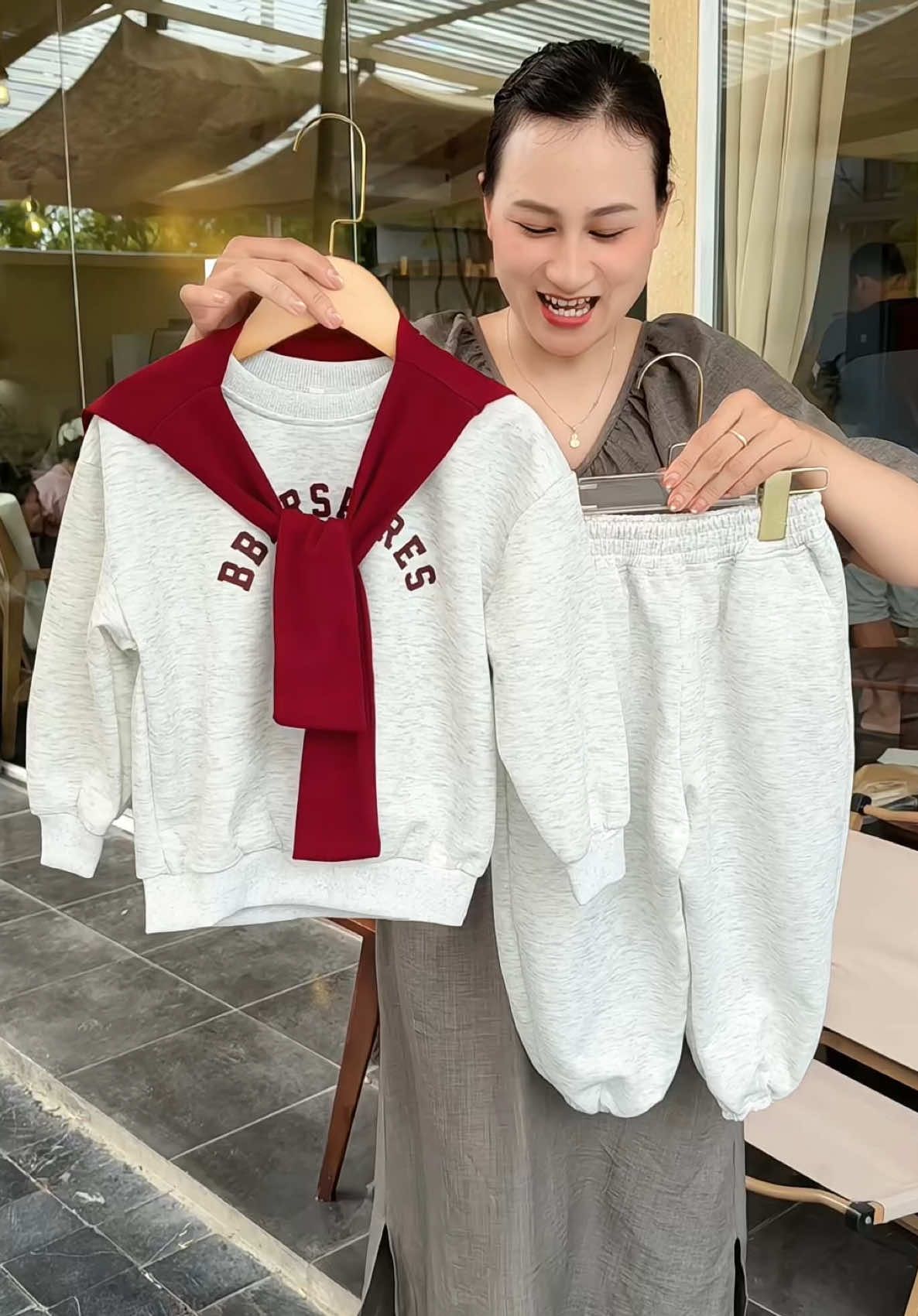 Bộ nỉ thu đông cho bé gái bé trai #xuhuong #thoitrangtreem #bobetrai #bobegaidep #bothudongchobe 