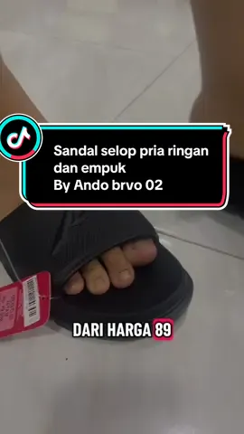 Sandal selop pria ringan dan empuk dari Ando bravo 02 #sandalpria #sandalseloppria #sandalandooriginal #andobravo02 