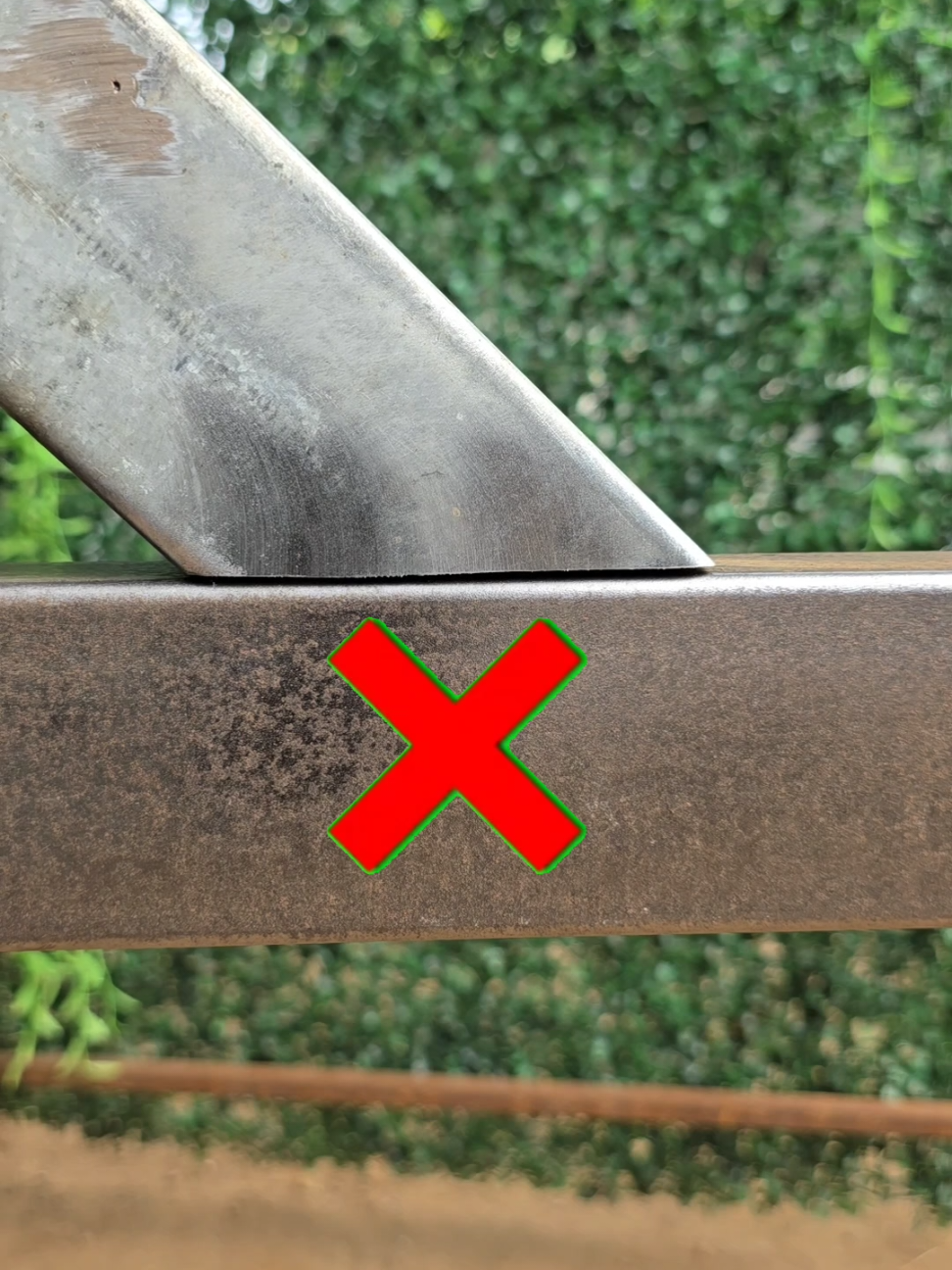 Uncovering a stronger 45-degree connection technique #metalwork #weld #welder #cutting #tricks 