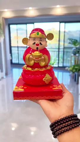 Tượng thần tài lắc #thantai #tuongthantai #thantailacdau #thantaimayman #viral 