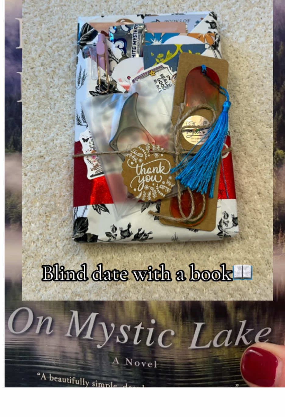 #BookTok #blinddatewithabook #kristinhannah.                          Loved this blind date with a book package. Listed my top 5 choices and got my top pick- I screamed🙀happily when I saw the book inside. Thanks BookDateFriend!@BookDateFriend📚 