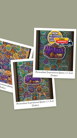Brighten up your space with these 2.5-inch gems that speak straight to the soul. Each sticker drops a fresh dose of motivation wherever you place it. Grab yours for $2.75 and let the good vibes roll. - Ready to shop? Check out the link in our bio! #InspirationalStickers #MotivationVibes #PositiveQuotes #DecorWithMeaning #SoulfulDecor