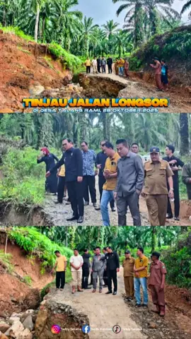 Tinjau Langsung Lokasi Jalan Longsor di Desa Talang Rami  Hari ini 28 Oktober 2025, Saya meninjau langsung kondisi jalan yang terdampak longsor di Desa Talang Rami, Kecamatan Seluma Utara. Longsor ini terjadi akibat curah hujan tinggi dalam beberapa hari terakhir dan mengakibatkan sebagian badan jalan rusak serta sulit dilalui. Saya telah menginstruksikan dinas terkait untuk segera melakukan penanganan darurat agar akses masyarakat tetap terjaga. Kepada seluruh warga, saya juga mengimbau untuk selalu waspada terhadap potensi longsor susulan mengingat cuaca yang masih tidak menentu. Kita bersama-sama menjaga keselamatan dan terus berupaya memberikan pelayanan terbaik bagi masyarakat. #teddyrahman #selumaemasberlian #selumaserasanseijoan #fyp #viral 