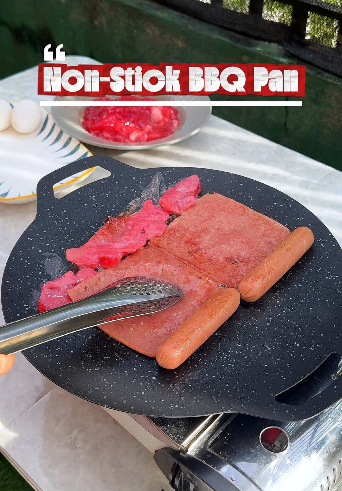 Non-Stick BBQ Baking Pan  ✅Compatible with Gas Stove, Induction Cookers, Electric Furnace Stove and Cassette Furnace  ✅Fast and and Uniform Heating Pan  ✅Perfect for Fried Eggs, BBQs,  Steaks and More  ✅Easy to Clean and Store with a Handle for Hanging #bbqpan #nonstickpans #cookingpan #grillpan #nonstickflatpan @Home Harmony Mart 