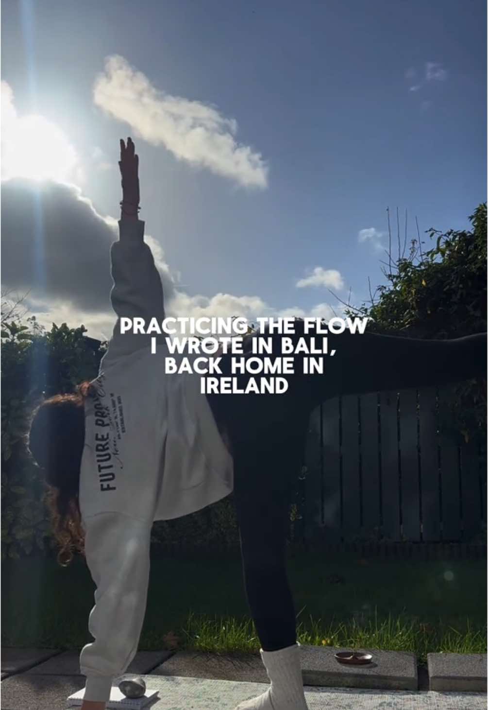 Sun & sweat -> wind & rain  #yogaflow #teachertraining #bali #ireland #yoga 