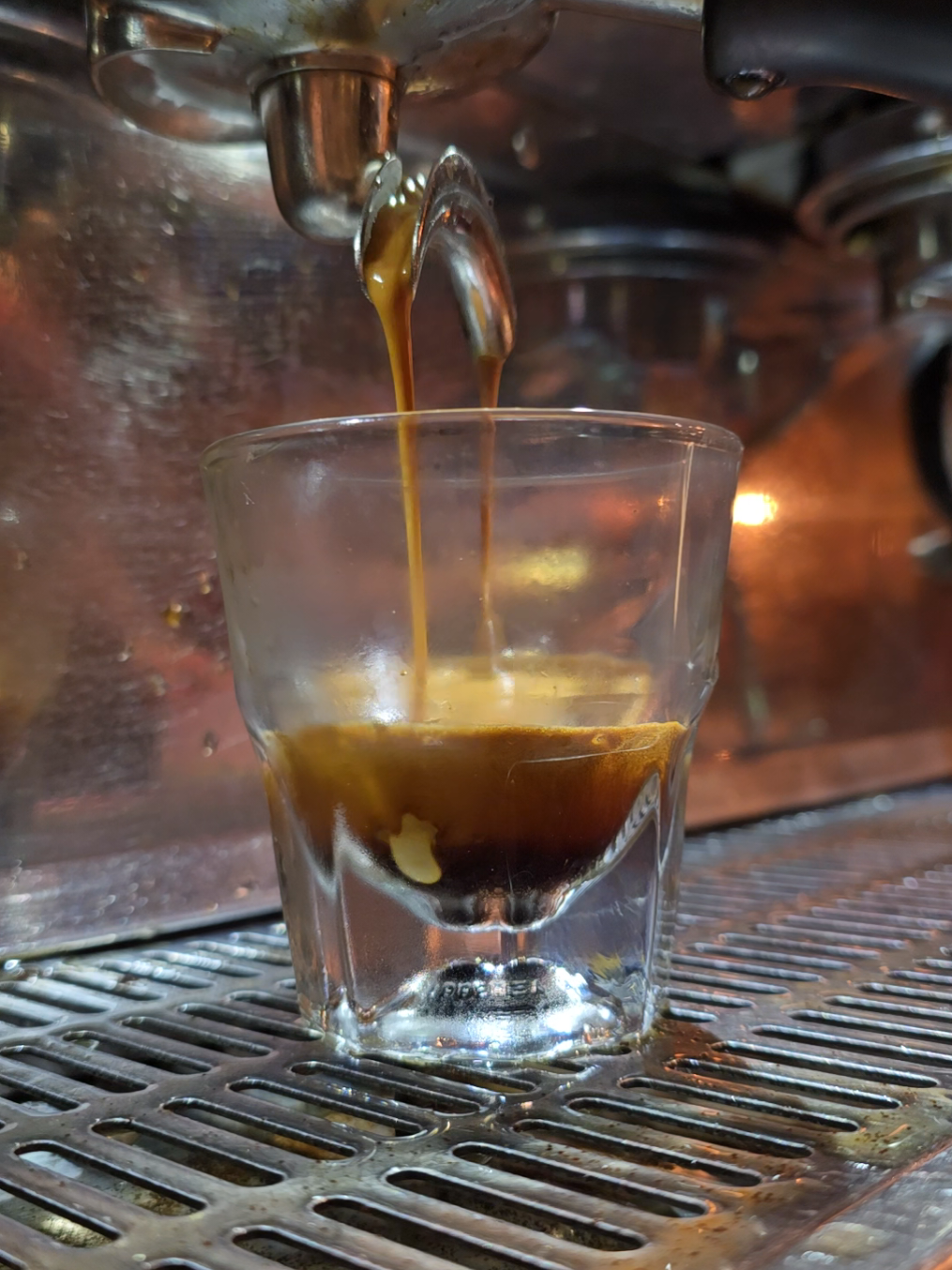 lets make a cortado  #lamarzocco #coffeeshop #espresso #decaturtx #cortado