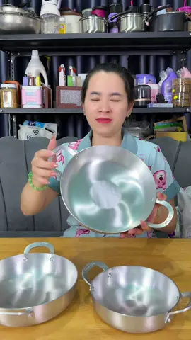 Chị nào hay kho cá kho tiêu kho tộ thì tham khảo thử loại chảo nhôm này nha #ngoctuyen #review #chaonhom  