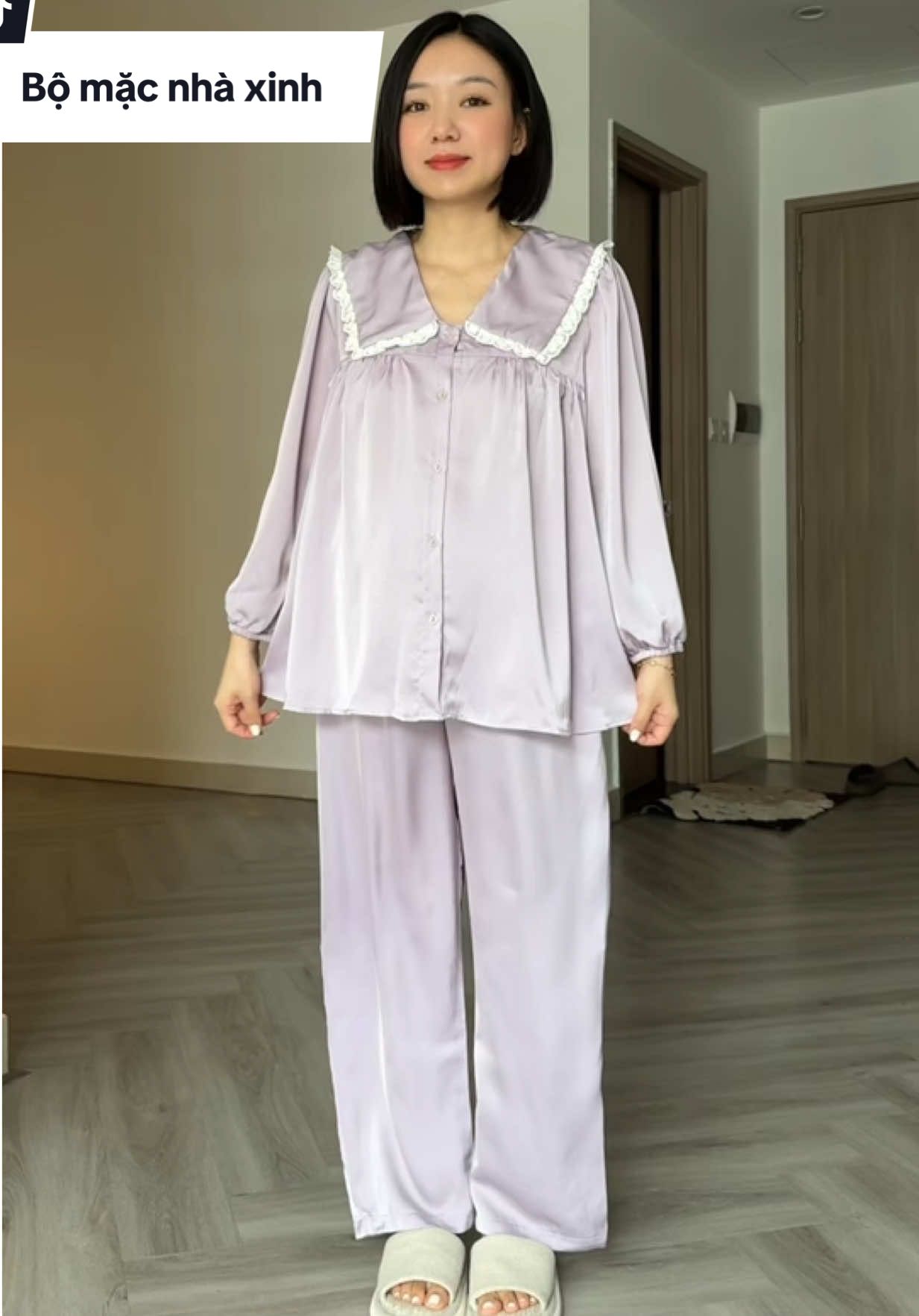 Set mặc nhà bầu, sau sinh chất mềm, mịn mặc mê lắm các bà ơi #bomacnha #bobauvasausinh #bobaumacnha #bomacnhaxinh 
