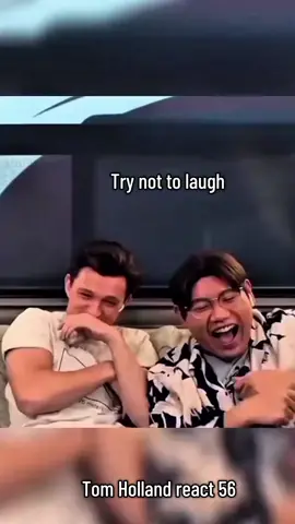 Part 36|Try not to laugh challenge #tomholland #reaction #tomreacts #try_not_laugh #viral 
