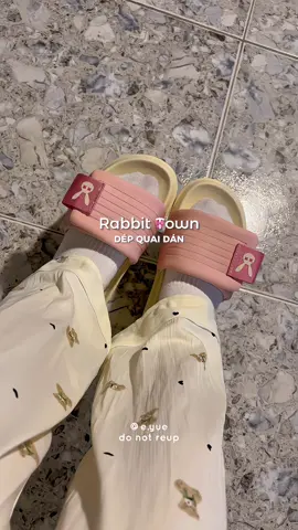 dép thỏ dễ thương 🐰 🎀 #unboxing#depquaingang#depxinh#xh#eyue
