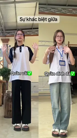 Bạn thích kiểu nào!!🤔#yenteeshop #dongphucyentee #viral #xh #myschooloutfit 