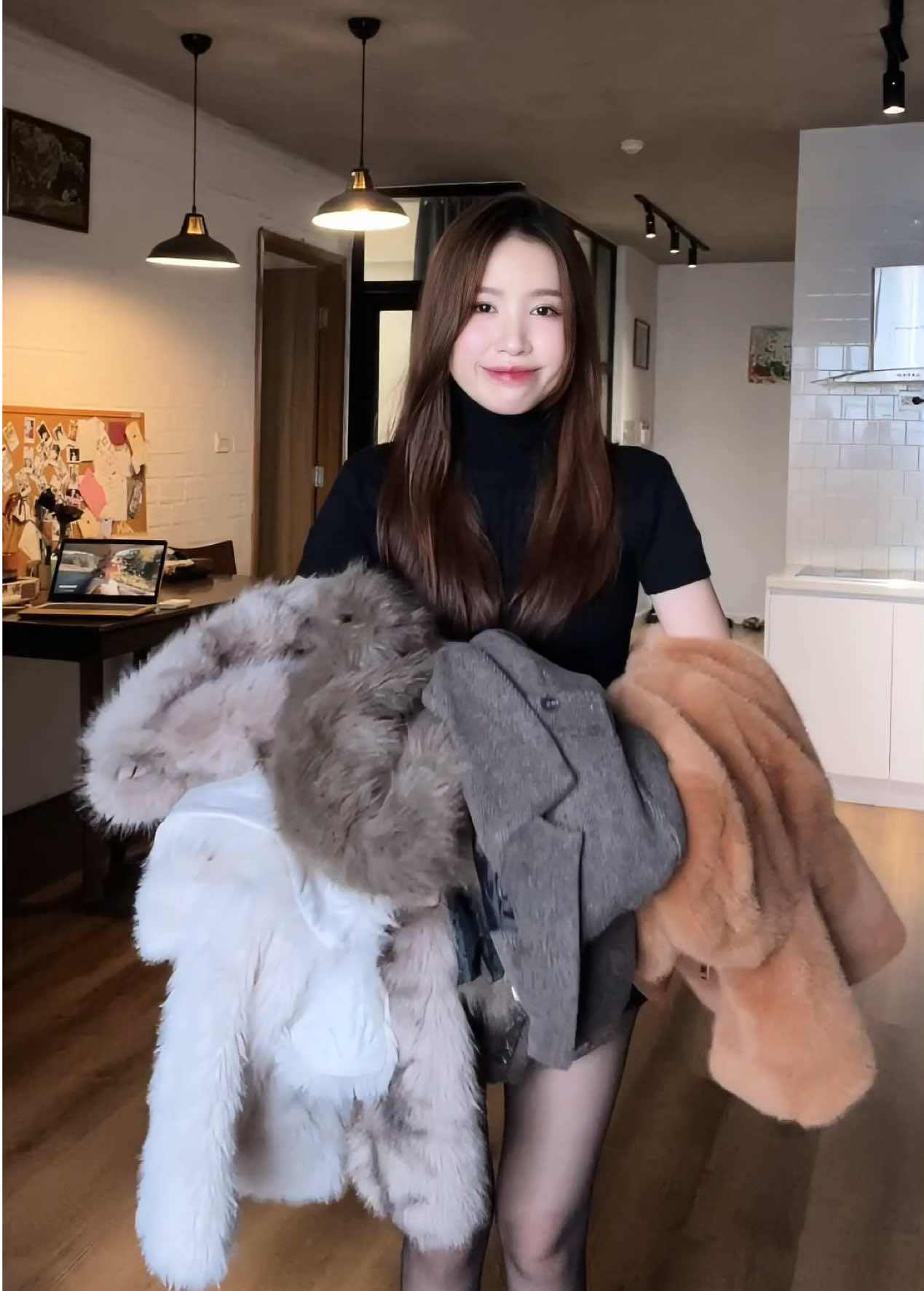 Mùa áo lông tới gòi #thudong2025 #outfitideas #xuhuong #grwm #fyp 