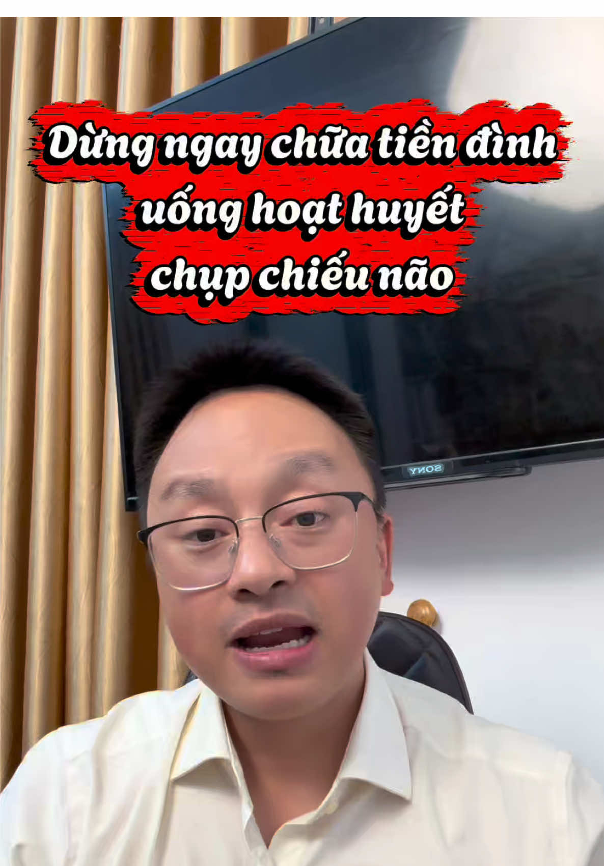 Hãy dừng ngay chữa tiền đình, uống hoạt huyết, chụp chiếu não #thoatvidiadem #hieucotsong 