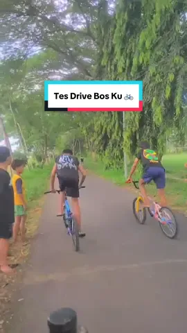 Test Drive Bosku, belinya di keranjang Kuning bawah Toko Bintang Bike Ollshop 🤙🏻🚲 #bmx #onthel #bintangbikeollshop #fyp #promoseruweekend 