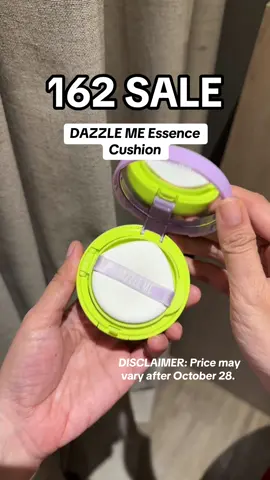DAZZLE ME Essence Cushion @DAZZLE ME PHILIPPINES #dazzlemeessencecushion #dazzlemecushion  DISCLAIMER: Price may vary after October 28. 