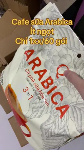 Thơm cafe đậm đà, ít ngọt. Túi lớn 20g tiết kiệm hơn . Chỉ 2 gói là có 1 ly cafe sữa thơm ngon #cafe #arabica #tranquang #cafetranquang  @Mai Phượng shop89 