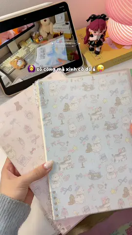 Ê ý là sổ còng thôi mà xinh cỡ đó á #unboxwithvie #socong #hoctap #studywithme #study 