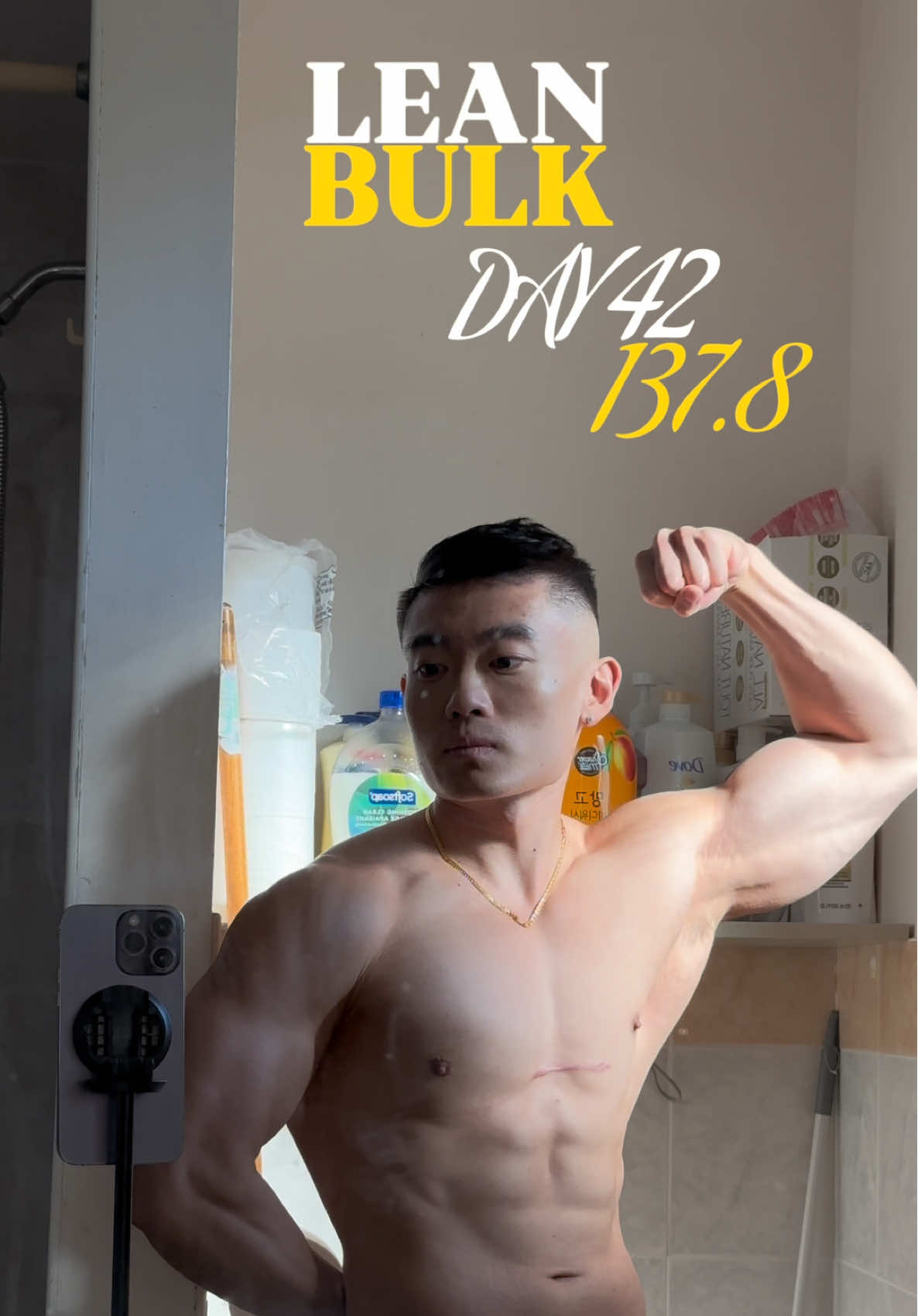 LEAN BULK D42 STATS 139.4>137.8 2500 CALS 40M STAIRS 12K STEPS #Fitness #fitnesscoach #fitnessmotivation #FitnessLifestyle #fyp 