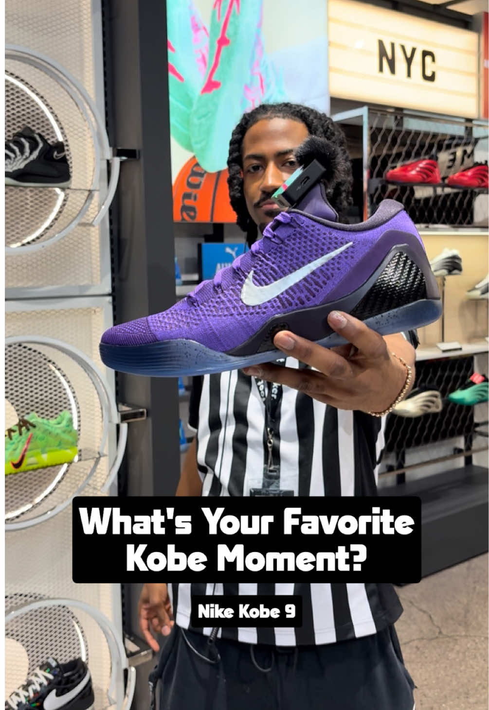 What’s your favorite #Kobe moment? 🐍  Get the Kobe 9, in-store only at Foot Locker on 10/30.  #footlocker #sneakerhead #basketball 