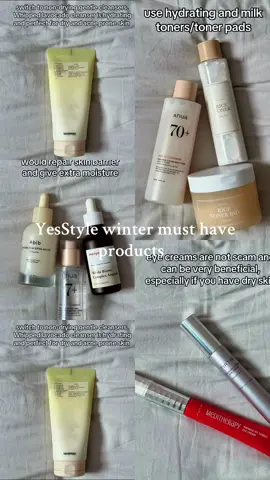My YesStyle winter products must have #yssurvival @YesStyleInfluencers @YesStyle #yesstyle #yesstyleinfluencers #yesstyleproducts #yesstyleskincare 