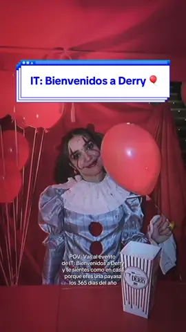 Pennywise fue ayer al evento de #ITBienvenidosADerry, que primer capitulado si me preguntáis ❤️ Más fotos en ig: blancayugueros 🎈 @HBO Max España  #IT #pennywise #halloween #welcometoderry 