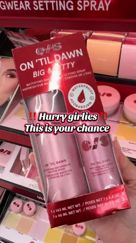 The best setting spray I’ve used! If you know, you know!! 🩷 @ONE SIZE BEAUTY ✨ 