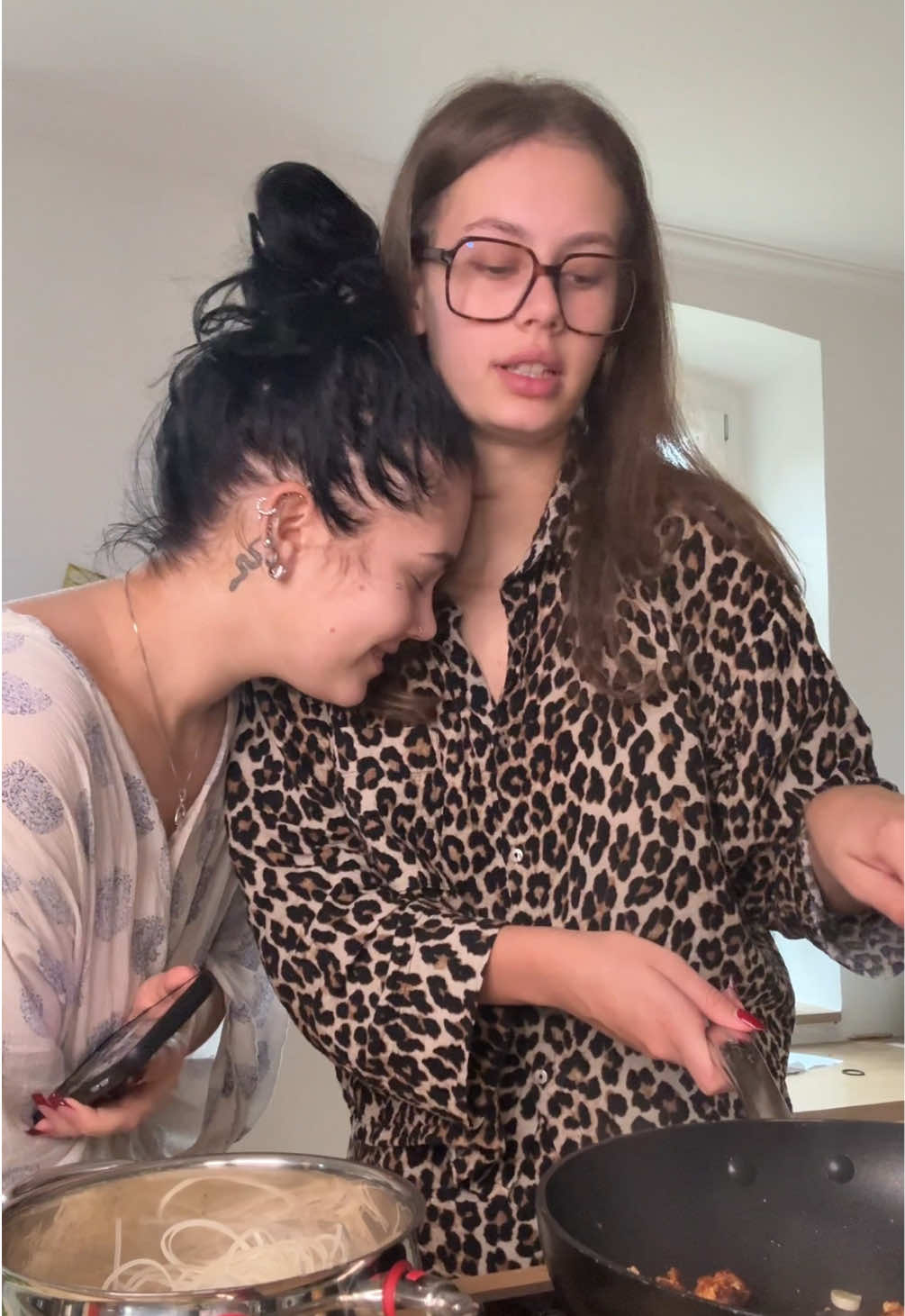 Ölnudeln😍🙊❤️ @marie #chayalene #Recipe #sister #geschwister #kochen 