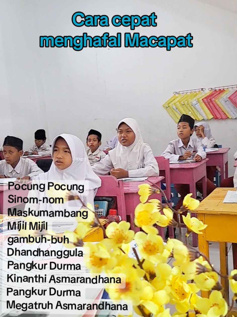 Cara cepat menghafal macapat.. #macapat #tembang #fyp #bahasajawa #kelas6 